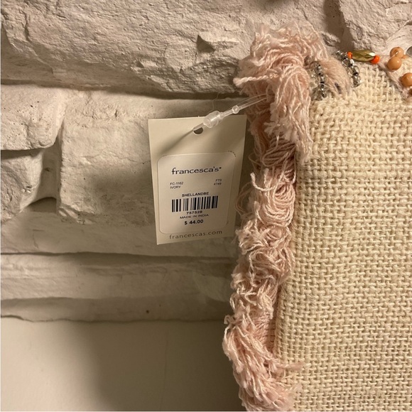 Francesca's Sea Shell Beaded Clutch Purse NWT - Picture 6 of 12